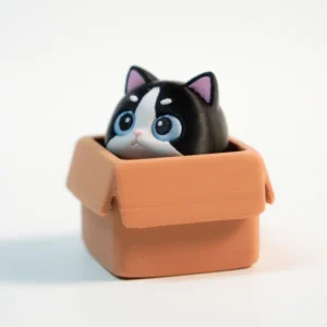 Curious Cat Clicker 3D Print File