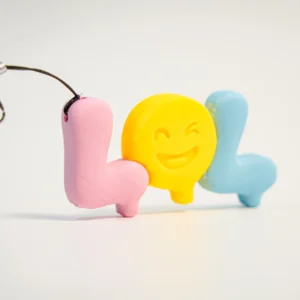 LOL Smiley Charm 3D Print File