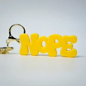 NOPE Statement Charm 3D Print File