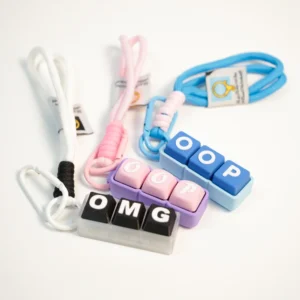 Custom Letter Clicker Three Keycaps